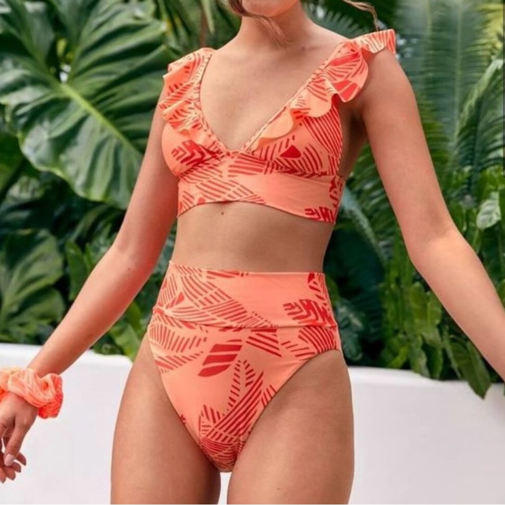 Aerie Ruffle Bikini Set Size L